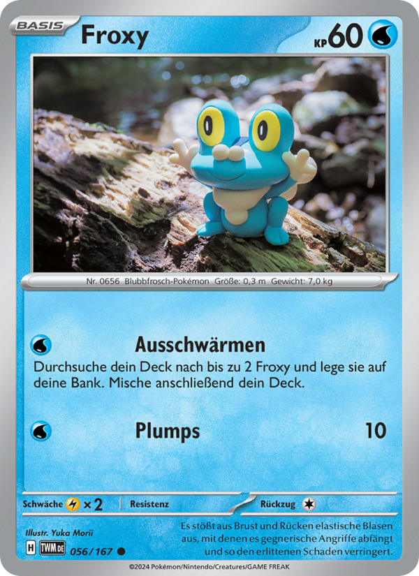 Froxy 056 — Maskerade im Zwielicht (German Pokémon TCG card)