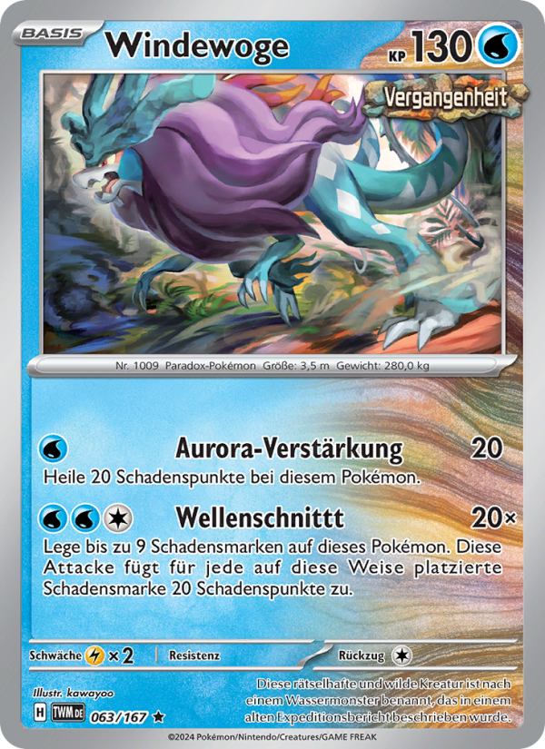 Windewoge 063 — Maskerade im Zwielicht (German Pokémon TCG card)