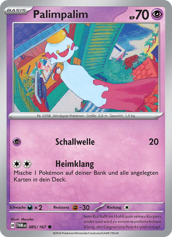 Palimpalim 085 — Maskerade im Zwielicht (German Pokémon TCG card)