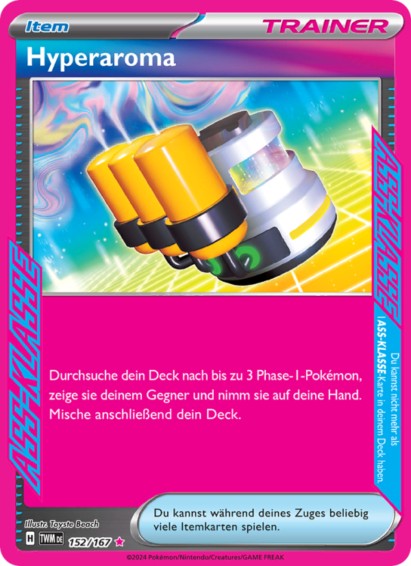 Hyperaroma 152 — Maskerade im Zwielicht (German Pokémon TCG card)