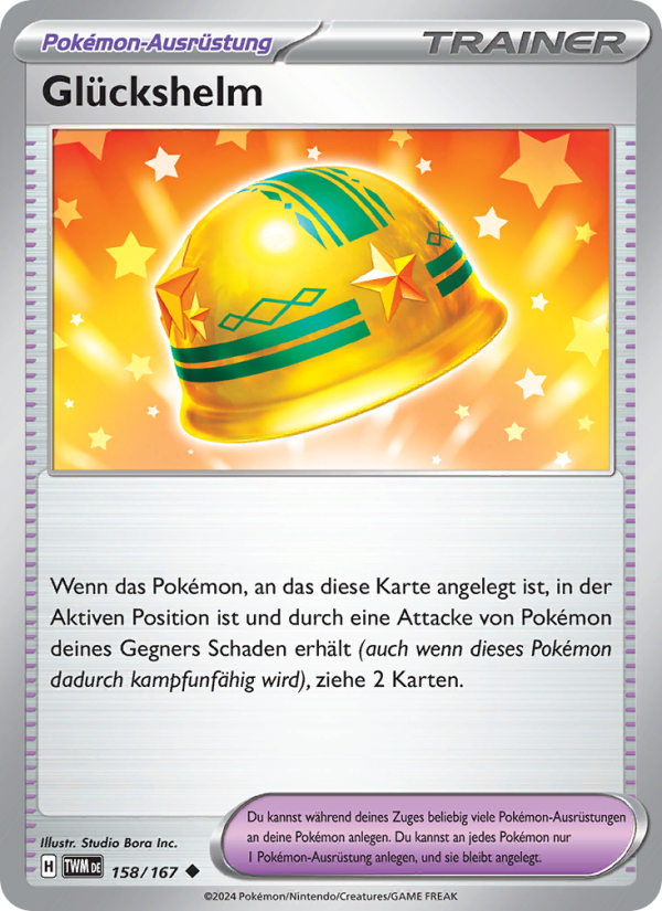 Glückshelm 158 — Maskerade im Zwielicht (German Pokémon TCG card)