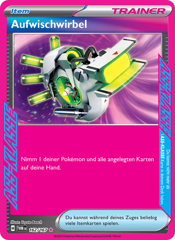 Aufwischwirbel 162 — Maskerade im Zwielicht (German Pokémon TCG card)