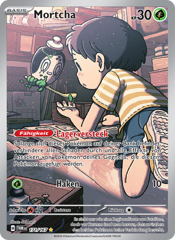Mortcha 171 — Maskerade im Zwielicht (German Pokémon TCG card)