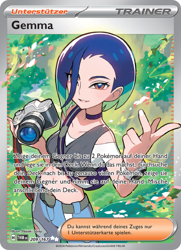 Gemma 209 — Maskerade im Zwielicht (German Pokémon TCG card)