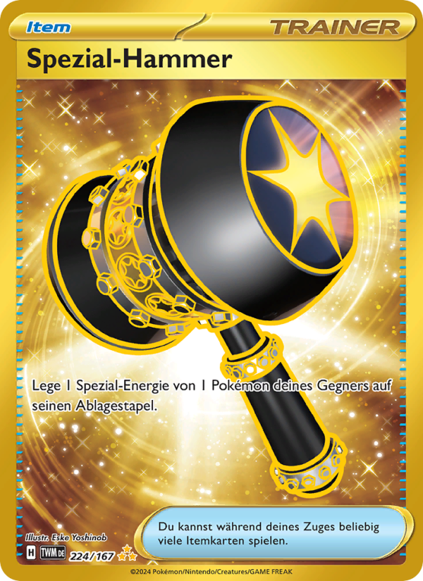 Spezial-Hammer 224 — Maskerade im Zwielicht (German Pokémon TCG card)