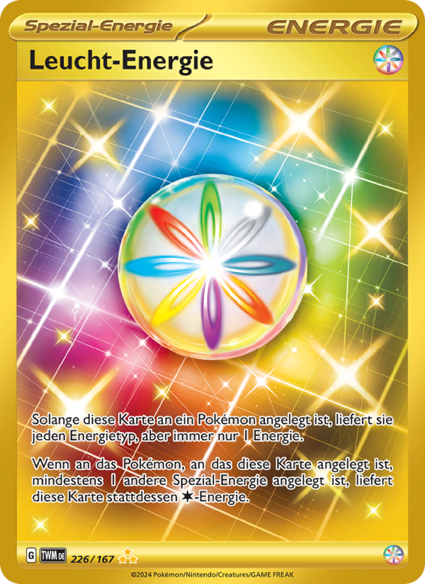 Leucht-Energie 226 — Maskerade im Zwielicht (German Pokémon TCG card)