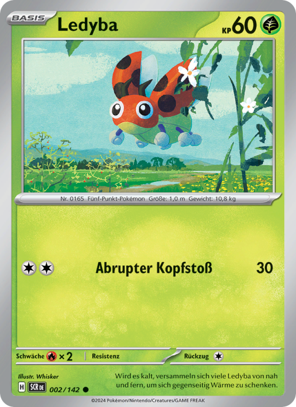 Ledyba 002 — Stellarkrone (German Pokémon TCG card)