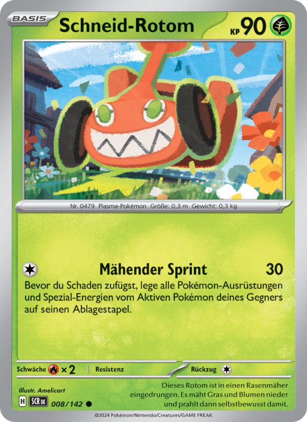 Schneid-Rotom 008 — Stellarkrone (German Pokémon TCG card)