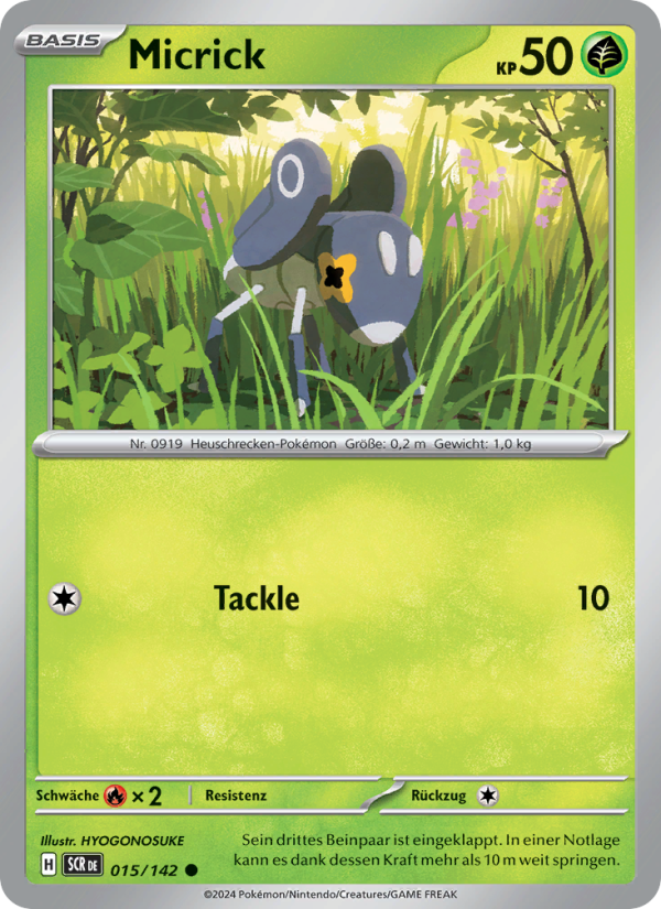 Micrick 015 — Stellarkrone (German Pokémon TCG card)