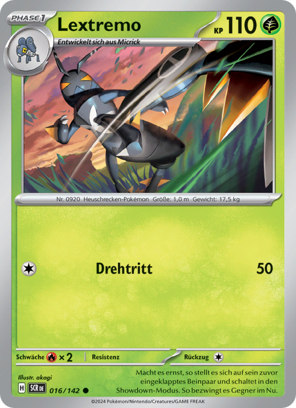 Lextremo 016 — Stellarkrone (German Pokémon TCG card)