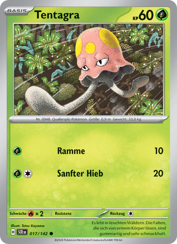 Tentagra 017 — Stellarkrone (German Pokémon TCG card)