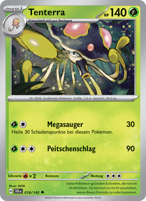 Tenterra 018 — Stellarkrone (German Pokémon TCG card)