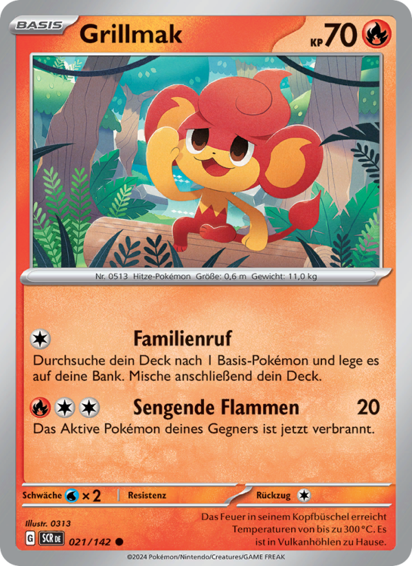 Grillmak 021 — Stellarkrone (German Pokémon TCG card)