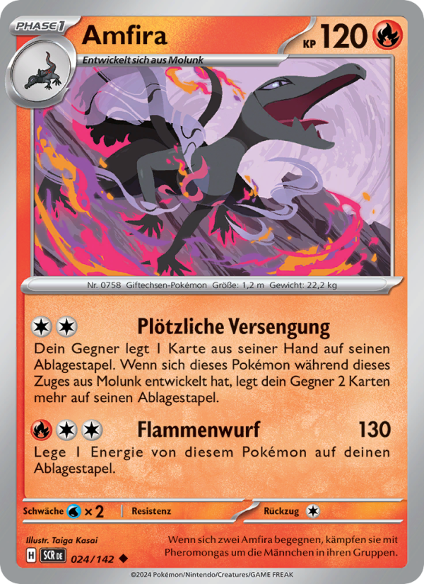 Amfira 024 — Stellarkrone (German Pokémon TCG card)