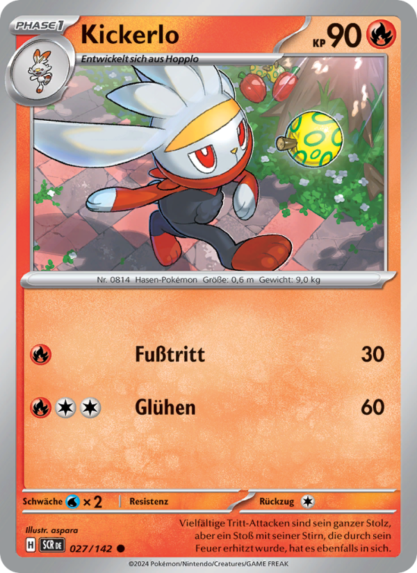 Kickerlo 027 — Stellarkrone (German Pokémon TCG card)