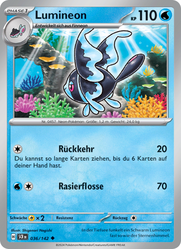 Lumineon 036 — Stellarkrone (German Pokémon TCG card)