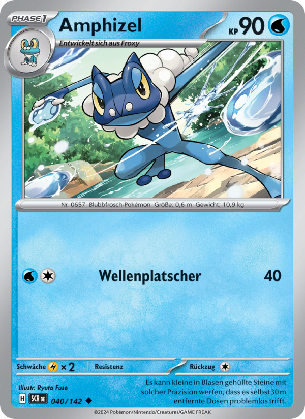Amphizel 040 — Stellarkrone (German Pokémon TCG card)