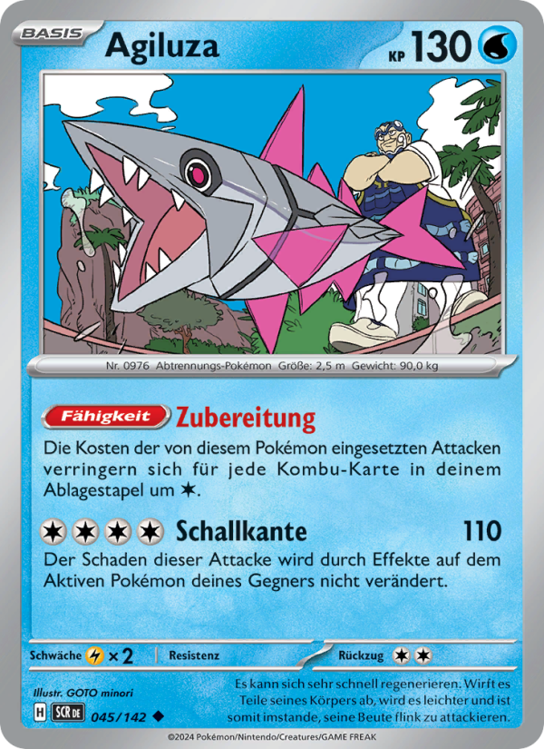 Agiluza 045 — Stellarkrone (German Pokémon TCG card)