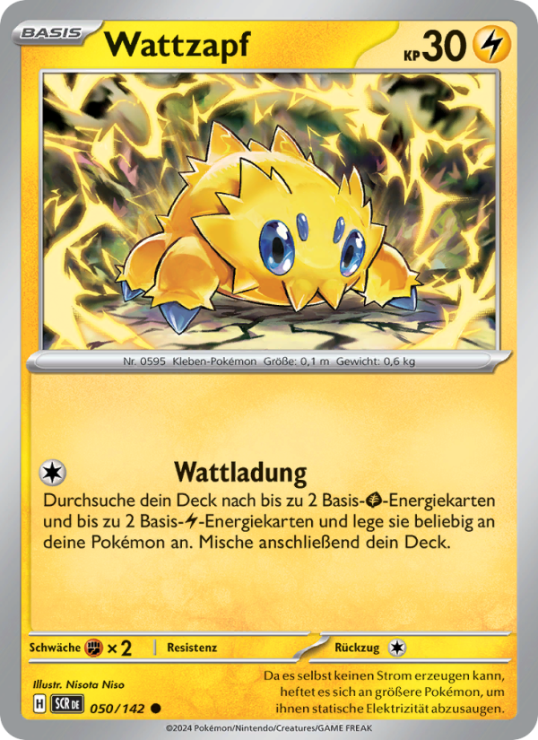 Wattzapf 050 — Stellarkrone (German Pokémon TCG card)