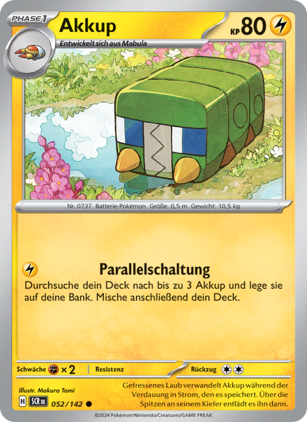 Akkup 052 — Stellarkrone (German Pokémon TCG card)