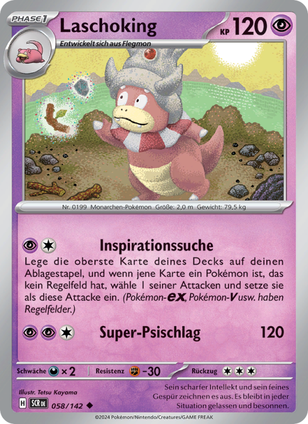 Laschoking 058 — Stellarkrone (German Pokémon TCG card)