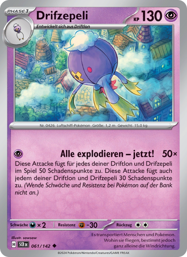 Drifzepeli 061 — Stellarkrone (German Pokémon TCG card)