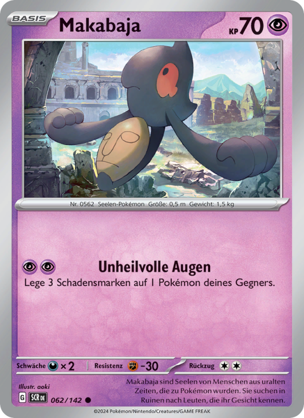 Makabaja 062 — Stellarkrone (German Pokémon TCG card)