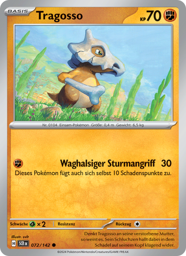 Tragosso 072 — Stellarkrone (German Pokémon TCG card)