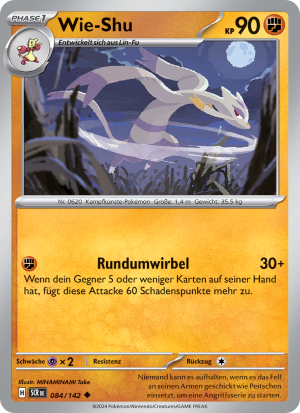 Wie-Shu 084 — Stellarkrone (German Pokémon TCG card)