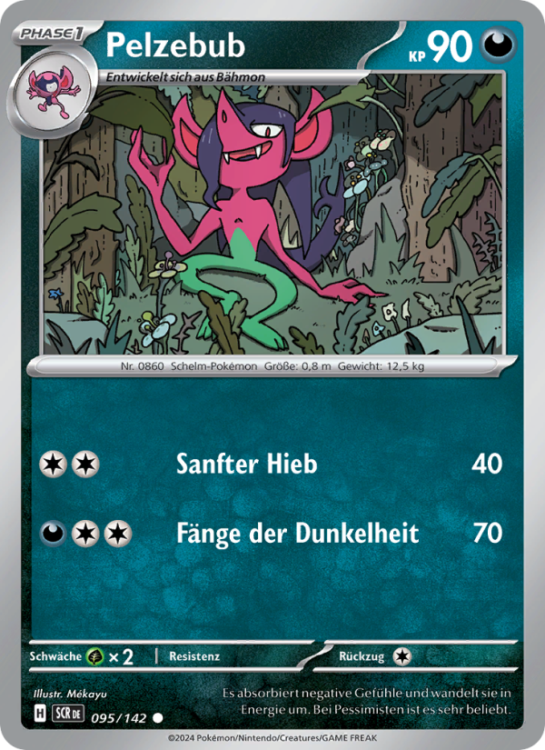 Pelzebub 095 — Stellarkrone (German Pokémon TCG card)