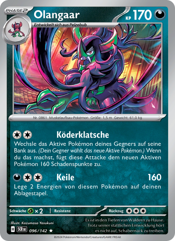 Olangaar 096 — Stellarkrone (German Pokémon TCG card)