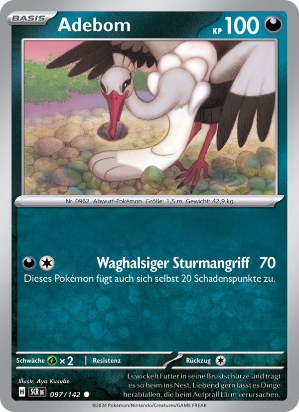 Adebom 097 — Stellarkrone (German Pokémon TCG card)