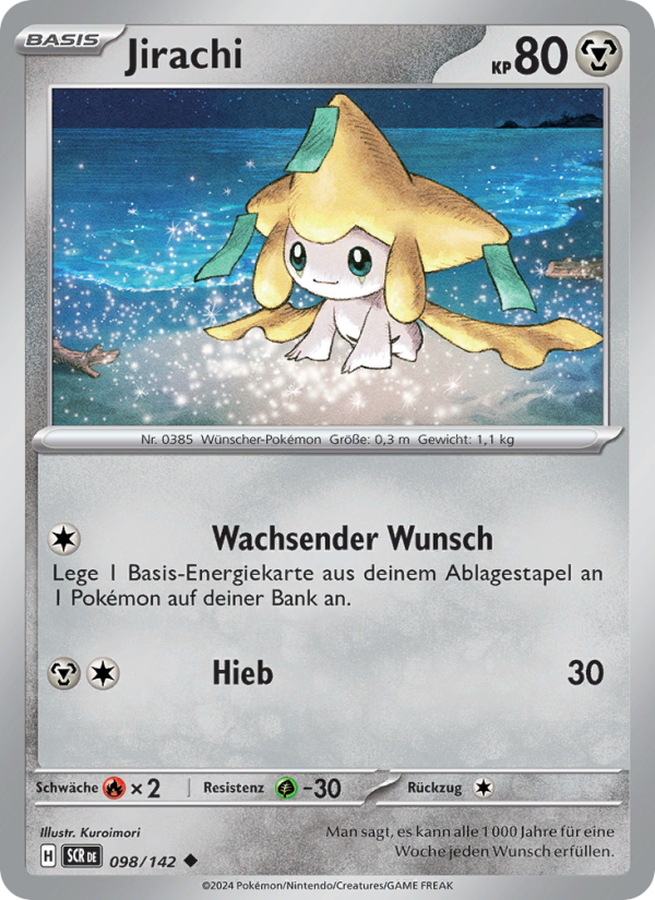 Jirachi 098 — Stellarkrone (German Pokémon TCG card)