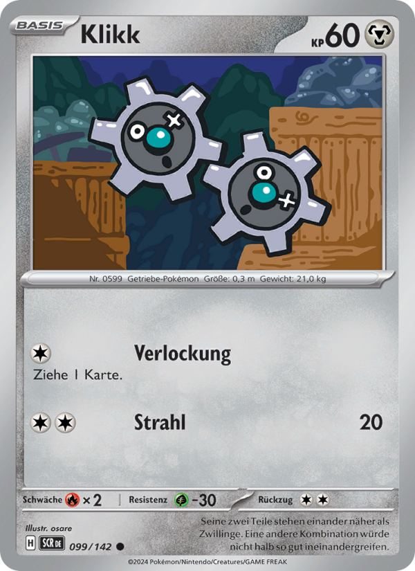 Klikk 099 — Stellarkrone (German Pokémon TCG card)
