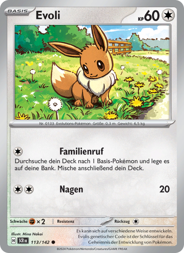 Evoli 113 — Stellarkrone (German Pokémon TCG card)