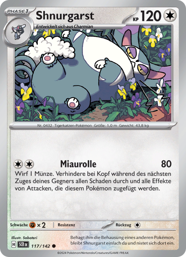 Shnurgarst 117 — Stellarkrone (German Pokémon TCG card)