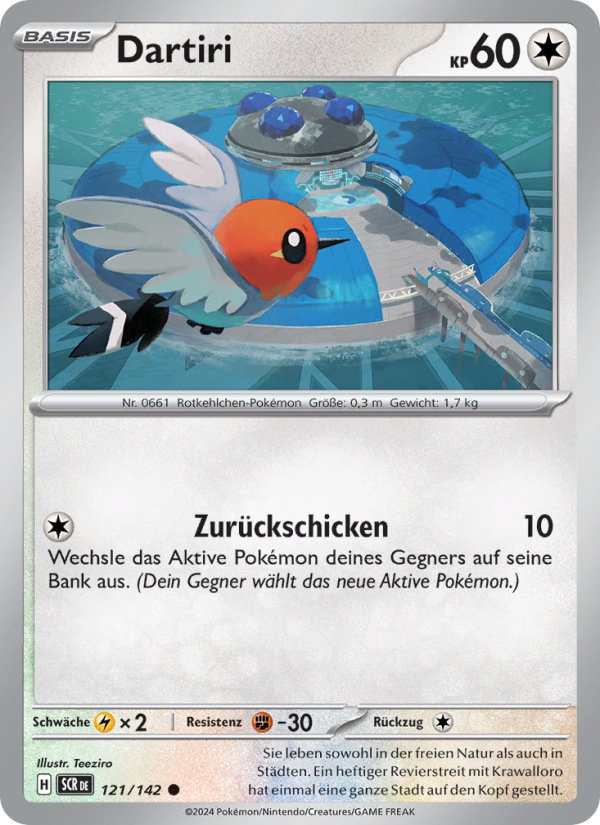 Dartiri 121 — Stellarkrone (German Pokémon TCG card)