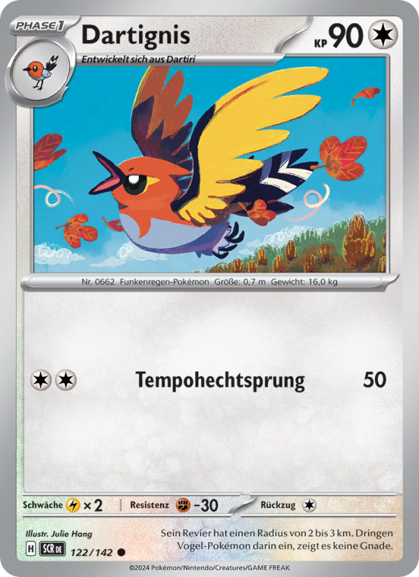 Dartignis 122 — Stellarkrone (German Pokémon TCG card)