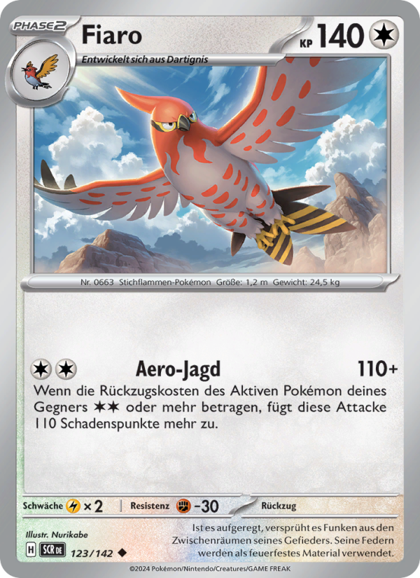 Fiaro 123 — Stellarkrone (German Pokémon TCG card)
