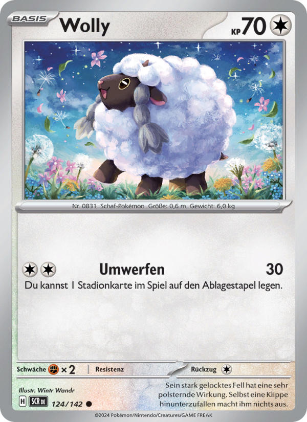 Wolly 124 — Stellarkrone (German Pokémon TCG card)