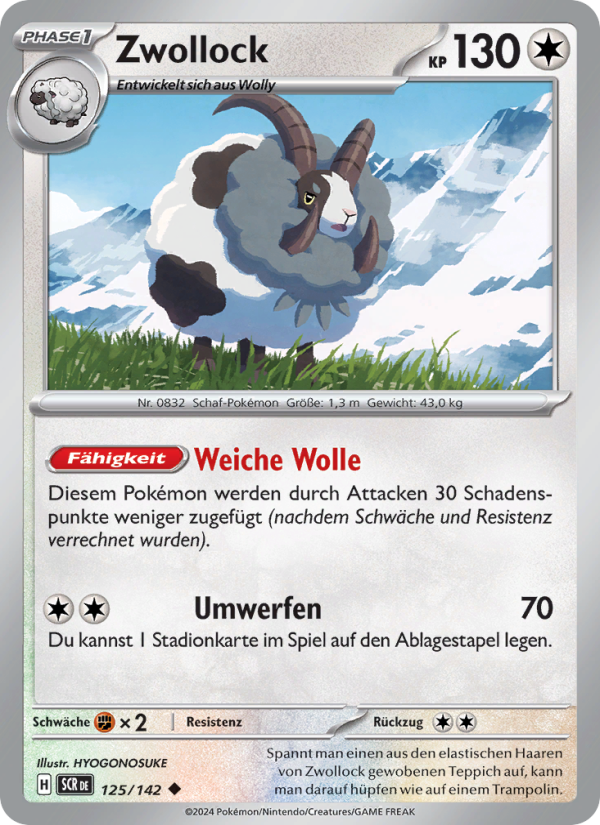 Zwollock 125 — Stellarkrone (German Pokémon TCG card)