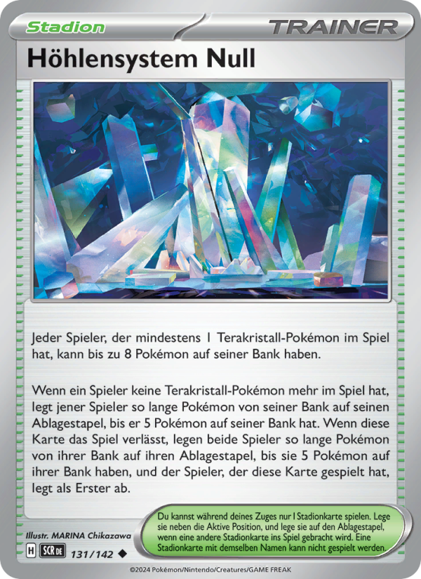 Höhlensystem Null 131 — Stellarkrone (German Pokémon TCG card)