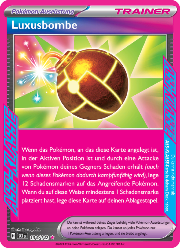 Luxusbombe 134 — Stellarkrone (German Pokémon TCG card)