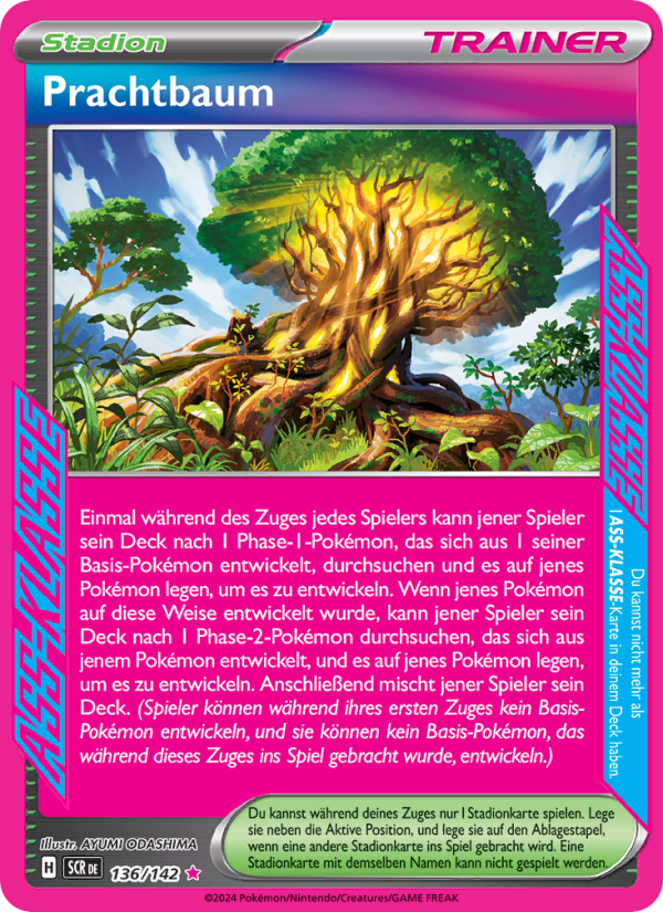 Prachtbaum 136 — Stellarkrone (German Pokémon TCG card)