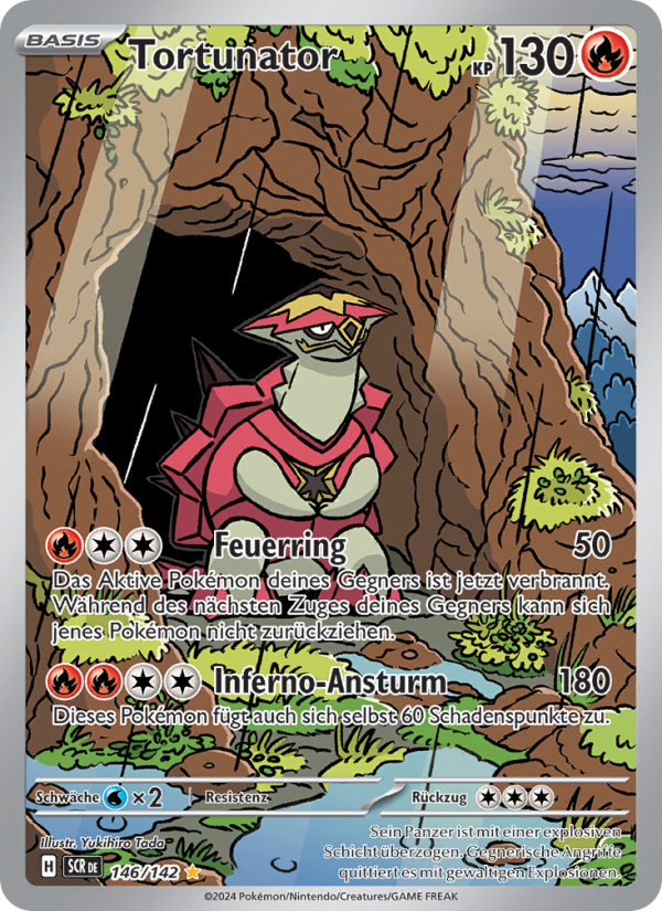Tortunator 146 — Stellarkrone (German Pokémon TCG card)