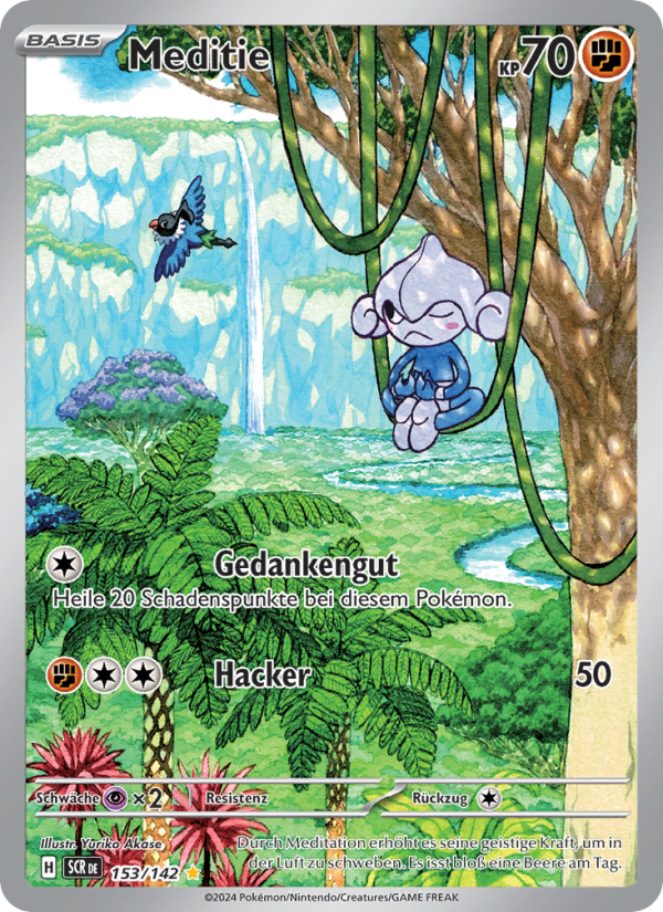 Meditie 153 — Stellarkrone (German Pokémon TCG card)