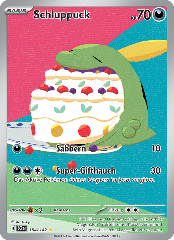 Schluppuck 154 — Stellarkrone (German Pokémon TCG card)