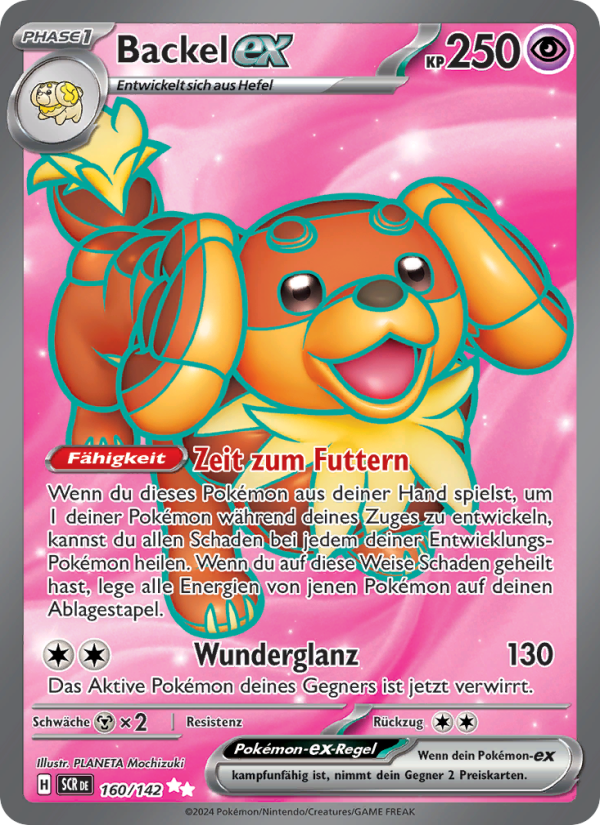 Backel-ex 160 — Stellarkrone (German Pokémon TCG card)