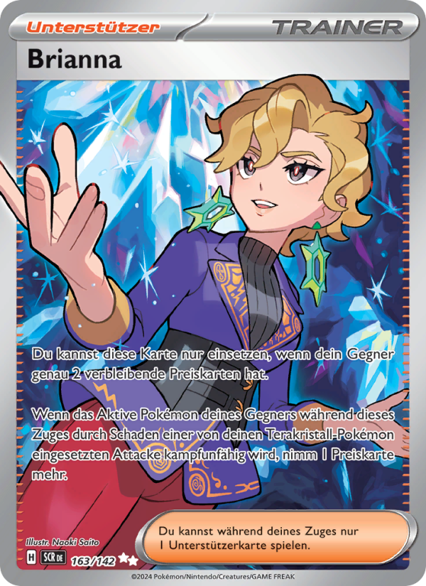 Brianna 163 — Stellarkrone (German Pokémon TCG card)