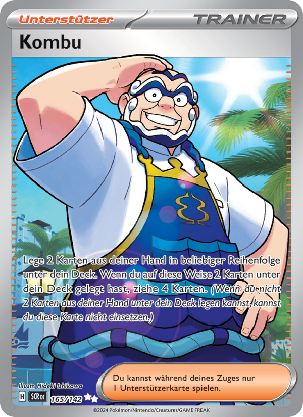 Kombu 165 — Stellarkrone (German Pokémon TCG card)